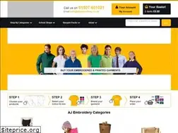 Sites similar to ajembroidery.co.uk