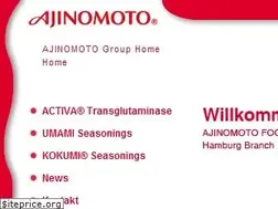 Sites similar to ajinomoto.de