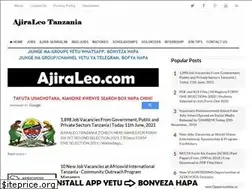 Sites similar to ajiraleotanzania.co.tz