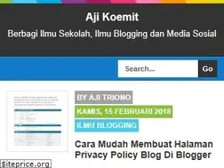Sites similar to ajisarkoemit.blogspot.com