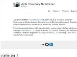Sites similar to ajithn.com