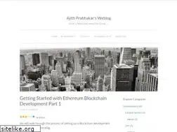Sites similar to ajithp.com