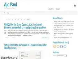 Sites similar to ajopaul.com
