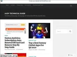 Sites similar to ajoytechnicalguide.wordpress.com