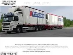 Sites similar to ajp-cargo.fi