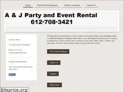 Sites similar to ajpartyrental.com