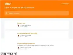 Sites similar to ajuda.bancointer.com.br