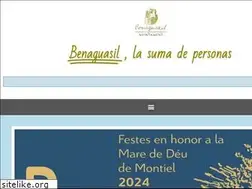 Sites similar to ajuntamentbenaguasil.es