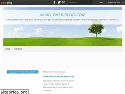 Sites similar to ak007.over-blog.com