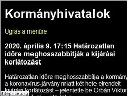 Sites similar to akadalymentes.kormanyhivatal.hu