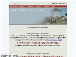 Sites similar to akademiapolityczna.pl