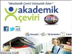 Sites similar to akademikceviri.com
