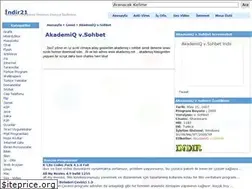 Sites similar to akademiq-v-sohbet-indir.indir21.com