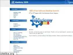 Sites similar to akademy2008.kde.org