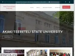 Sites similar to akakitseretelistateuniversity.com