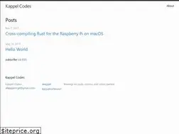 Sites similar to akappel.github.io
