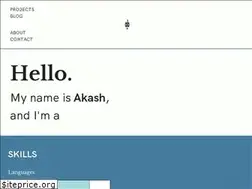 Sites similar to akashbhave.com