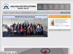 Sites similar to akcakocakulturplatformu.org
