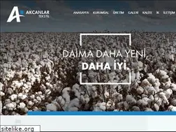 Sites similar to akcanlartekstil.com.tr