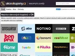 Sites similar to akceakupony.cz
