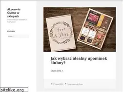 Sites similar to akcesoria-slubne-sklep.pl