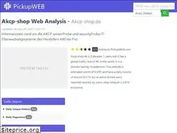 Sites similar to akcp-shop.de.pickupweb.com