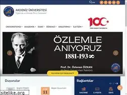 Sites similar to akdeniz.edu.tr