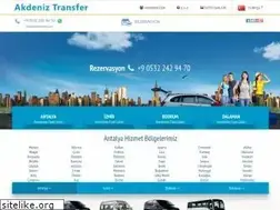 Sites similar to akdeniztransfer.com