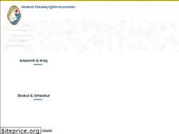 Sites similar to akdenizyukseliskoleji.k12.tr