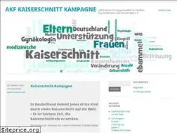Sites similar to akf-kaiserschnitt-kampagne.de