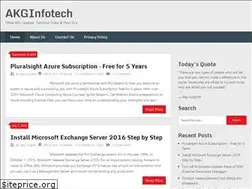 Sites similar to akginfotech.com