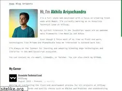 Sites similar to akhilaariyachandra.com