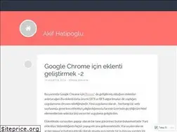 Sites similar to akifhatipoglu.wordpress.com