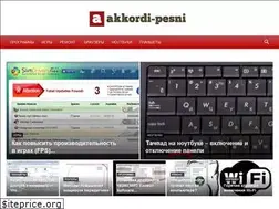 Sites similar to akkordi-pesni.ru