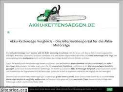 Sites similar to akku-kettensaegen.de