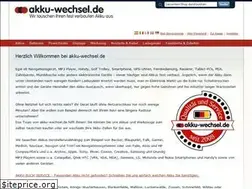 Sites similar to akku-wechsel.de