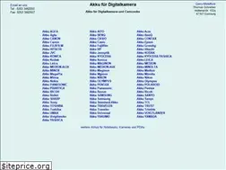 Sites similar to akkufuerdigitalkameras.de