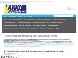 Sites similar to akkumulatoraruhaz.hu