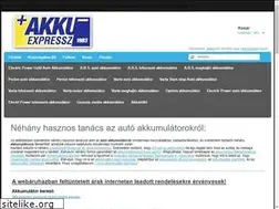 Sites similar to akkusbolt.hu