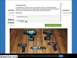 Sites similar to akkuschrauber-testing.de