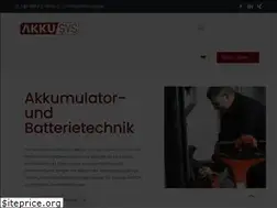 Sites similar to akkusys.de