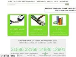 Sites similar to akkutauschen.de