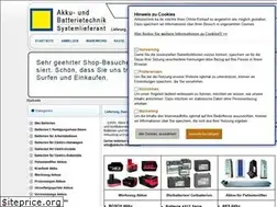 Sites similar to akkutechnik-ka.de