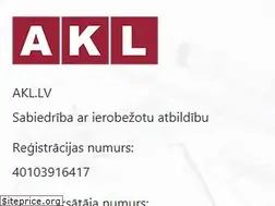 Sites similar to akl.lv