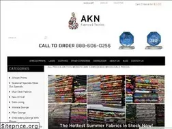Sites similar to aknfabrics.com