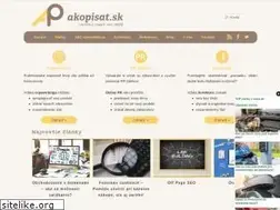Sites similar to akopisat.sk