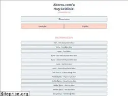 Sites similar to akorcu.com