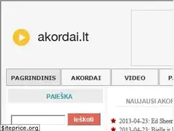 Sites similar to akordai.lt