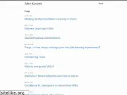 Sites similar to akosiorek.github.io