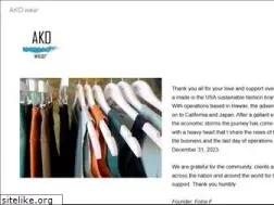 Sites similar to akowearhawaii.com